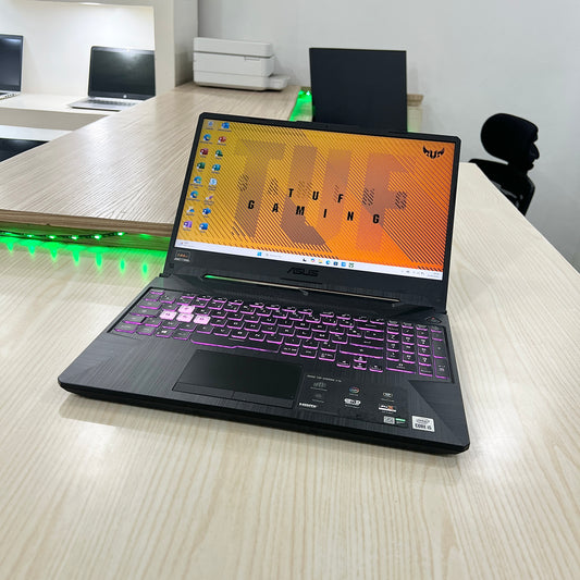 Gamer Asus TUF F15 FX506LH   -  Core i5-10ème Génération - GTX 1650 4Go dédiée - 08Go DDR4 - 512Go SSD - 15,6"FHD 144Hz