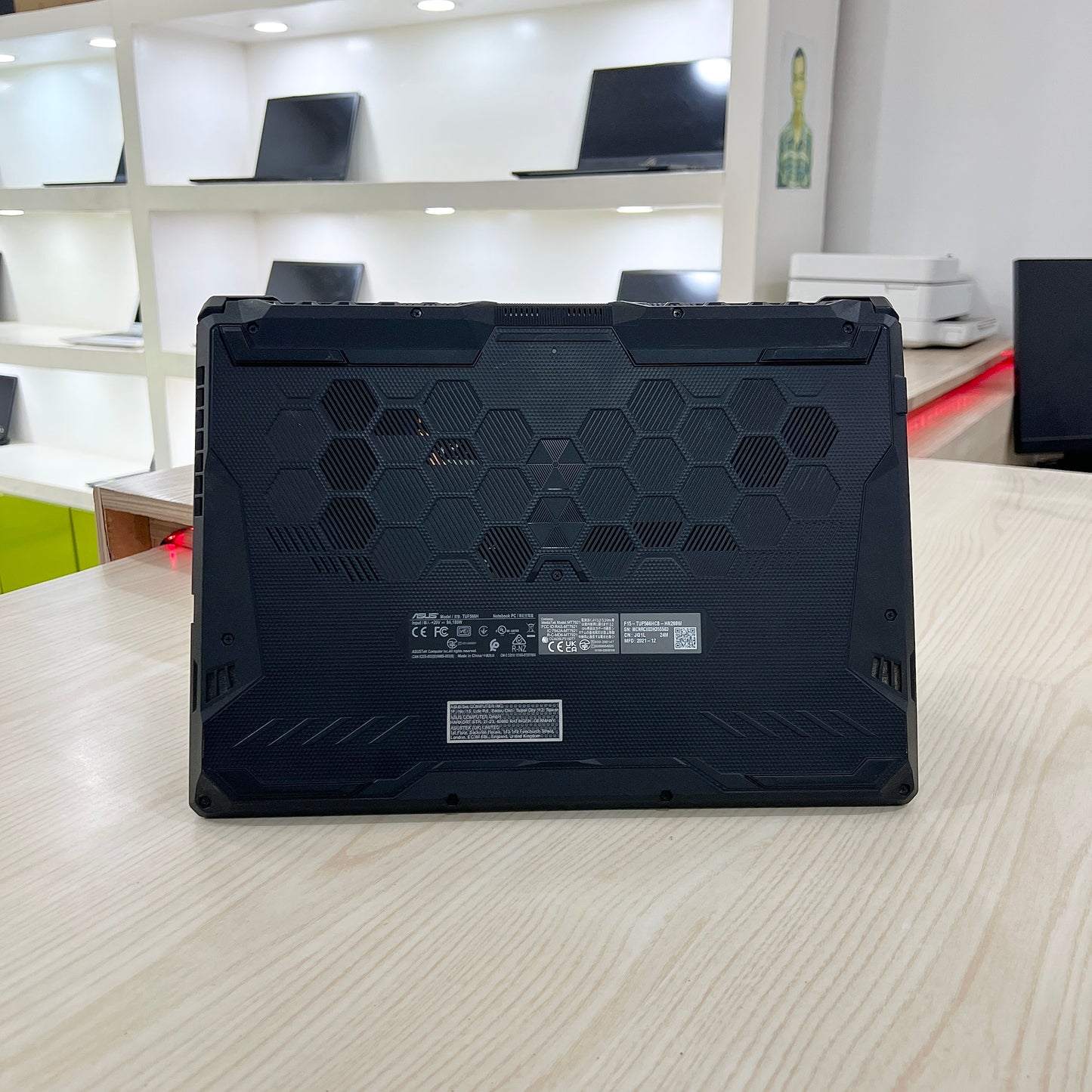 Gamer Asus TUF F15 FX506HCB   -  Core i5-11ème Génération - RTX 3050 4Go dédiée - 08Go DDR4 - 512Go SSD - 15,6"FHD 144Hz