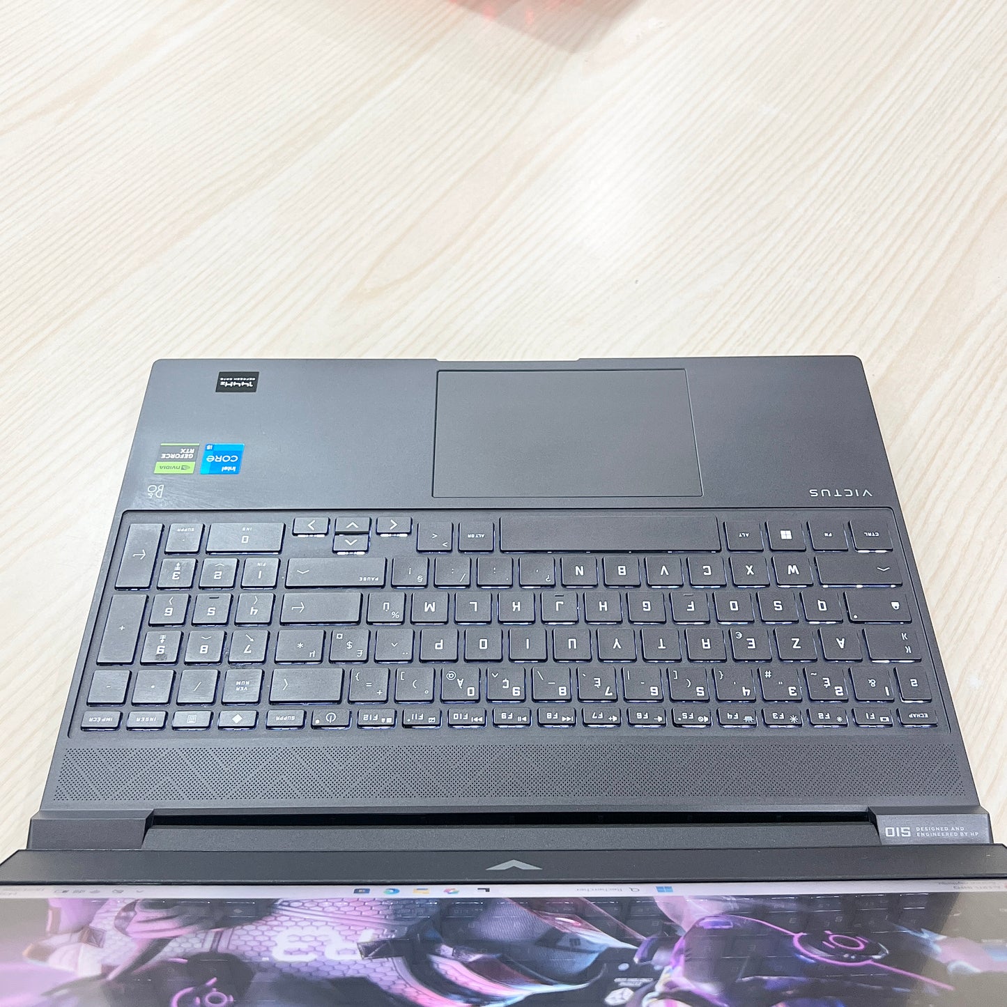 Gamer HP victus laptop 16-fa1xxx Core i5-12ème Génération RTX 4050 6Go, 16Go DDR4, 512GB SSD, 15,6" 144Hz