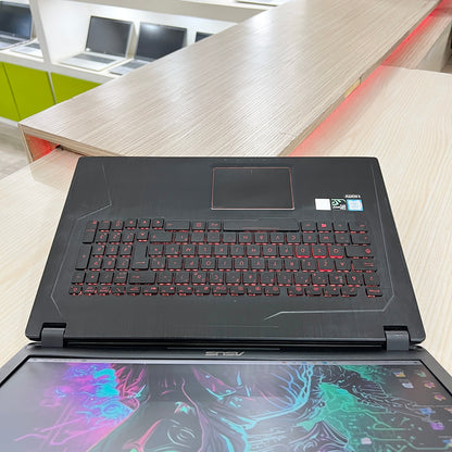 Gamer Asus GL753VD-  Core i5-7ème Génération - NVIDIA GeForce GTX 1050 4Go dédiée - 16Go DDR4 - 128Go SSD & 1 téra HDD - 15,6" FHD