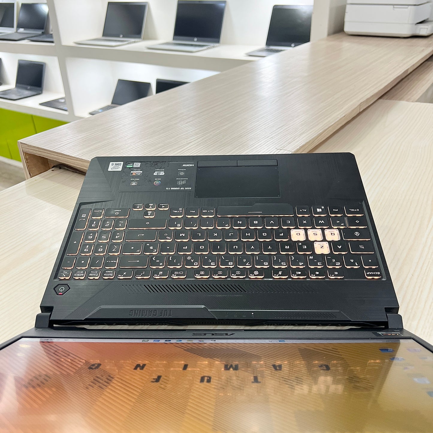 Gamer Asus TUF F15 FX506LH   -  Core i5-10ème Génération - GTX 1650 4Go dédiée - 08Go DDR4 - 512Go SSD - 15,6"FHD 144Hz