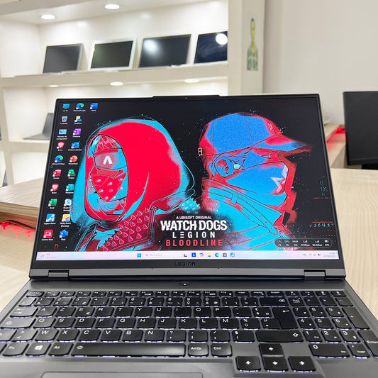 Gamer Lenovo 5 Pro LEGION 82JQ  -  Amd Ryzen 7 5800H (Core i7 11th Génération)- RTX 3070 8Go dédiée - 32Go DDR4 - 512Go SSD - 15,6" 165Hz