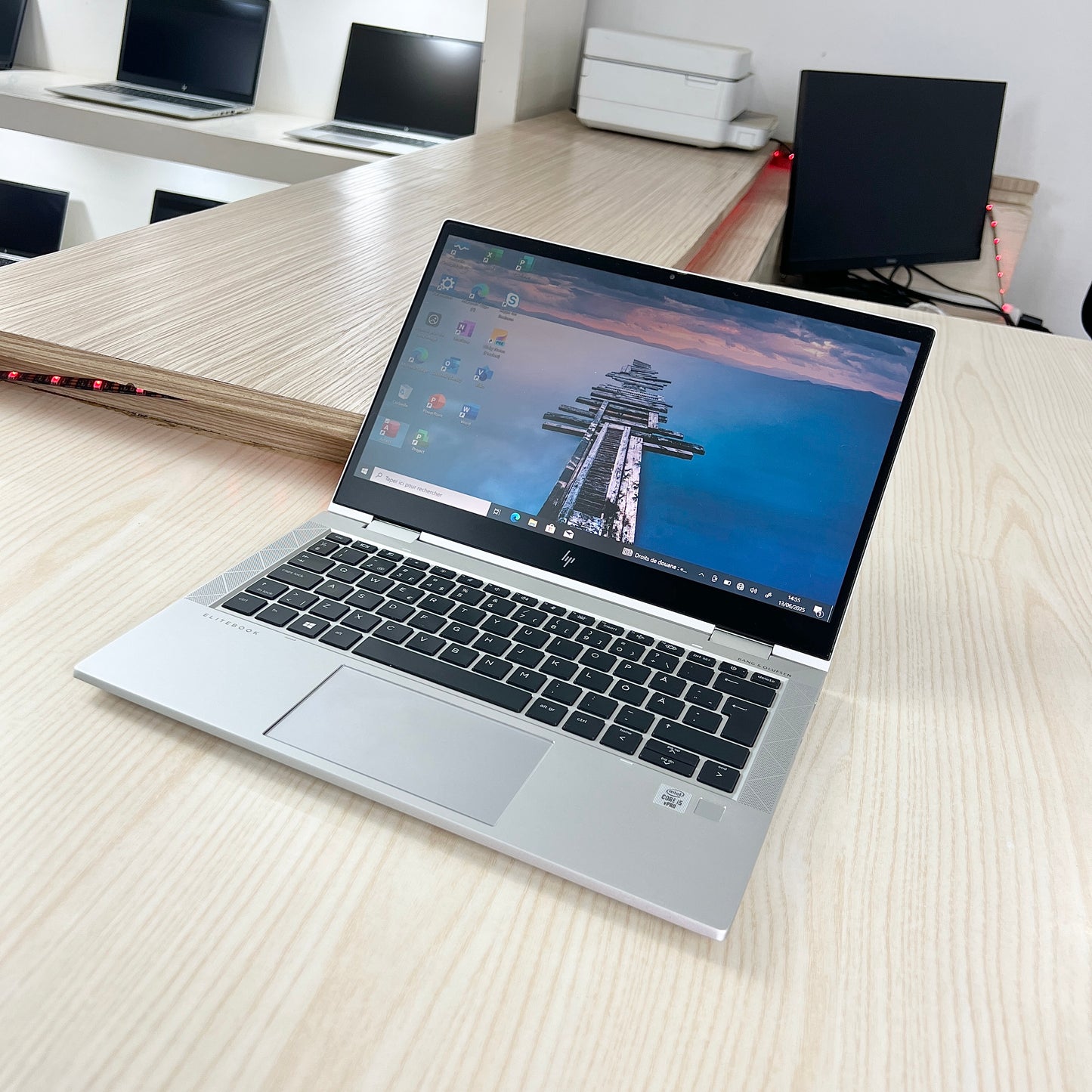 HP EliteBook x360 1040 G5 - Core i5-10ème - 16Go DDR4 - 256Go SSD - 14" FHD tactile