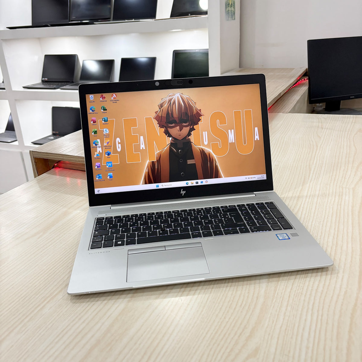 Hp Elitebook 850 G5-  Core i7-7ème Génération - 08Go DDR4 - 256Go SSD - 15,6" FHD