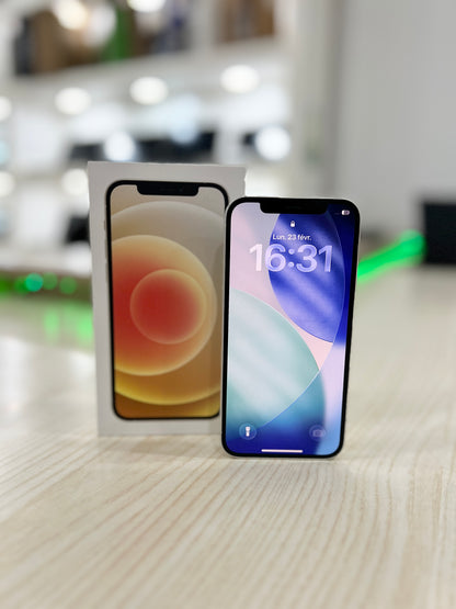 IPhone 12 simple - 128GB- couleur Blanche