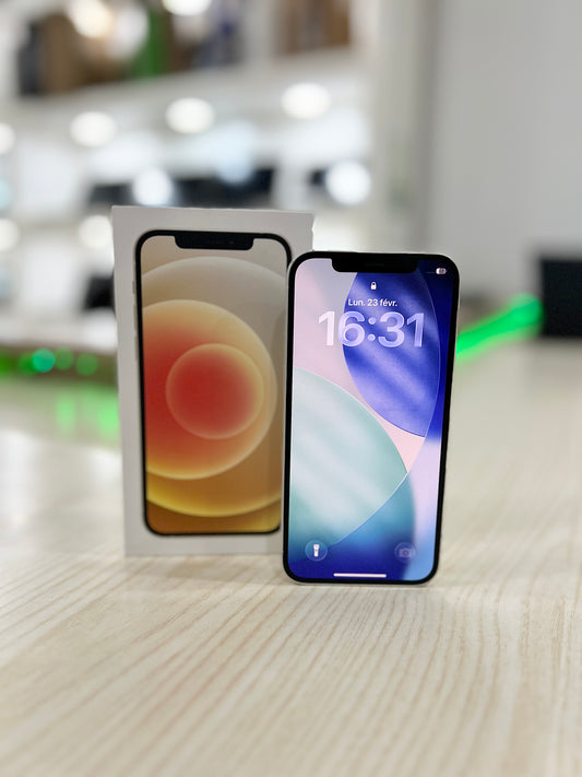 IPhone 12 simple - 128GB- couleur Blanche