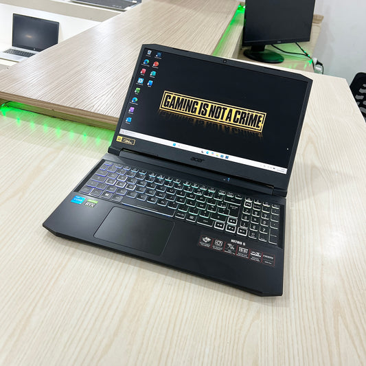Gamer Acer Nitro AN515-57 Core i5-11ème Génération - RTX 3060 6Go dédiée - 16Go DDR4 - 512Go SSD - 15,6" 144Hz