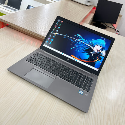 HP ZBook 15u G6  - Core i7-8ème génération, Amd Radeon WX3200, 08Go DDR4, 256Go SSD, 15,6" FHD