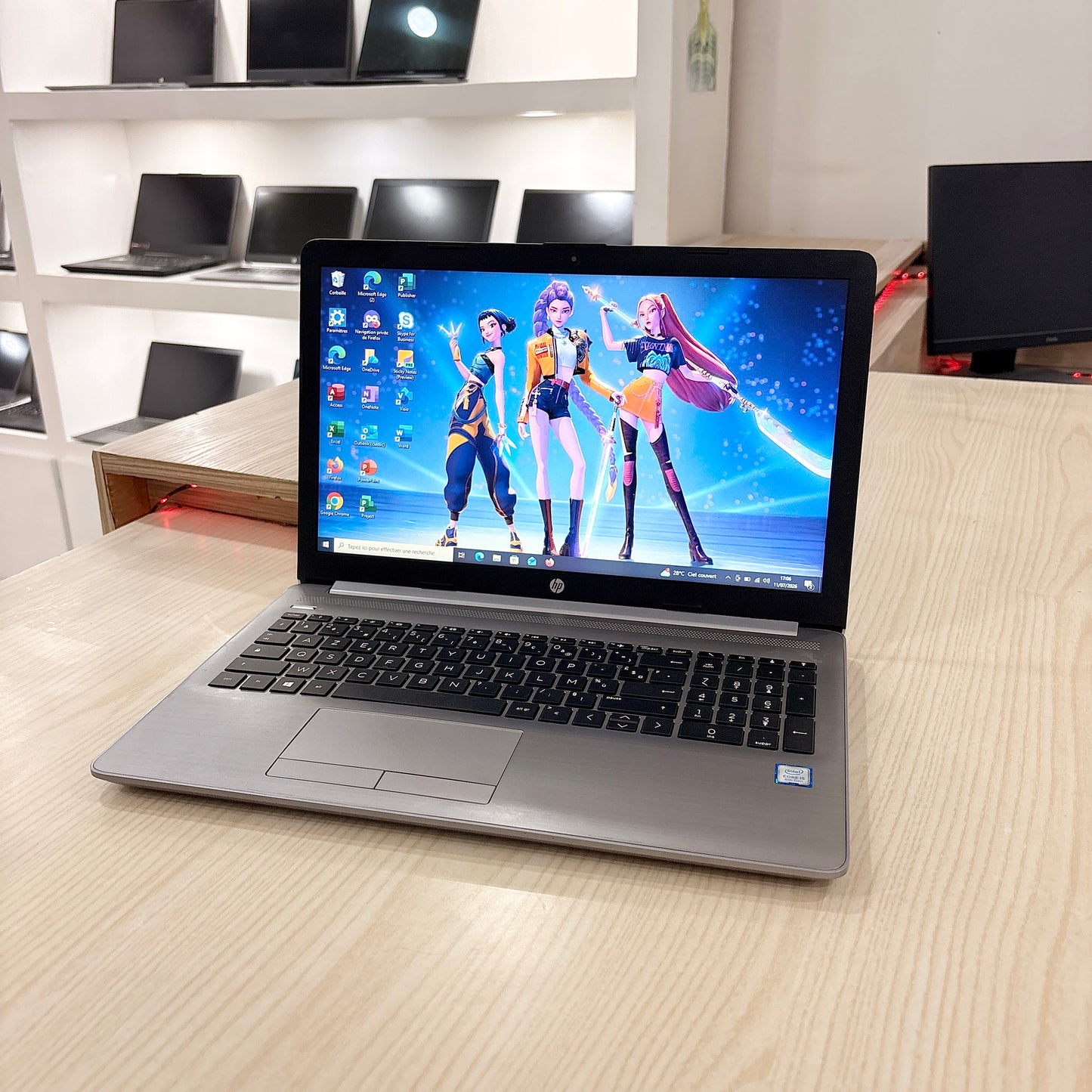 Hp 250 G7 Notebook - core i5-8ème- 256Go SSD - 08Go DDR4 - 15,6" FHD