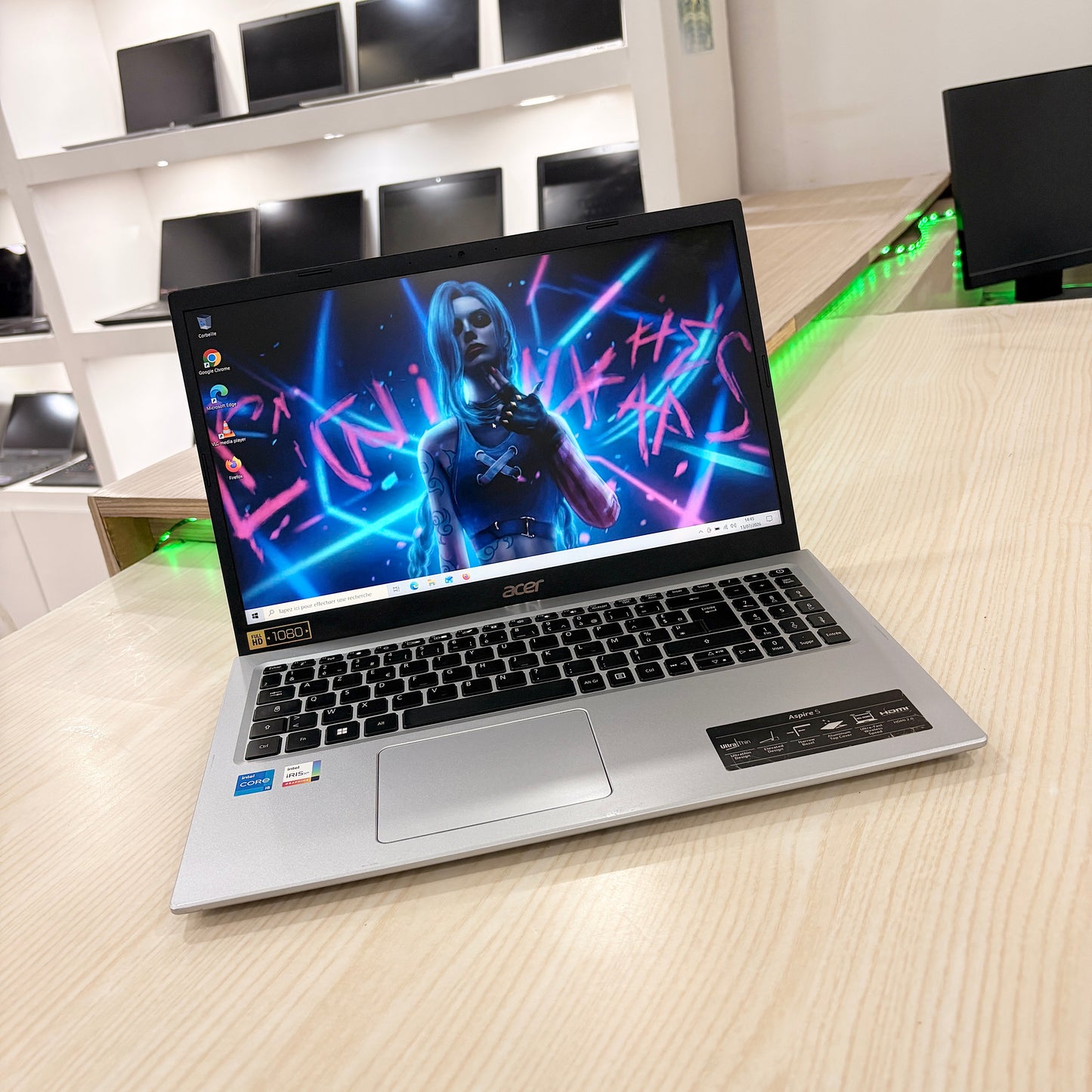 Acer Aspire A515-56 - core i5-11ème génération - 256Go SSD - 08Go DDR4 - 15,6" FHD