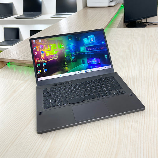 Gamer Asus Rog Zephyrus G14 GA401QM Amd Ryzen 9 5900HS (Core i9 11ème) Gén, RTX 3060 6Go dédiée, 16Go DDR4,  512Go SSD, 14" 144Hz
