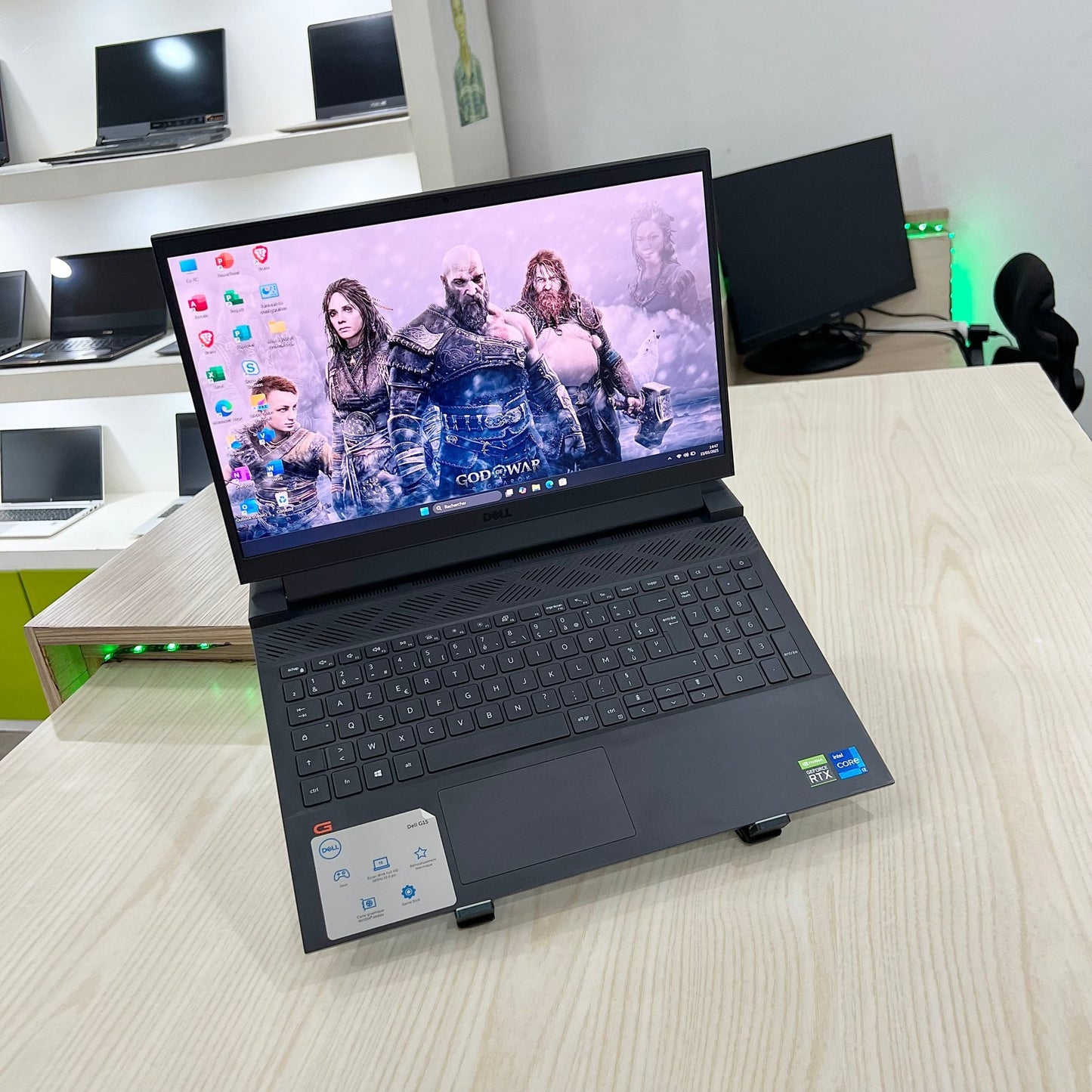 Gamer Dell G15 5511 Core i7 11ᵉ Génération, RTX 3060 6Go dédiée, 16Go DDR4, 512 SSD, 15,6" FHD 165Hz