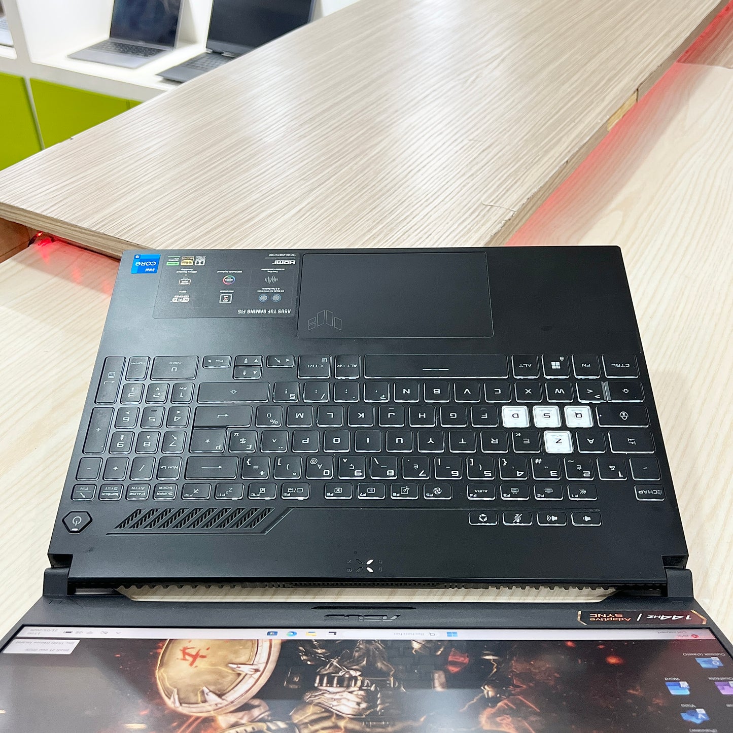 Gamer Asus TUF F15 FX507ZC4   -  Core i5-12ème Génération - RTX 3050 4Go dédiée - 16Go DDR4 - 512Go SSD - 15,6"FHD 144Hz