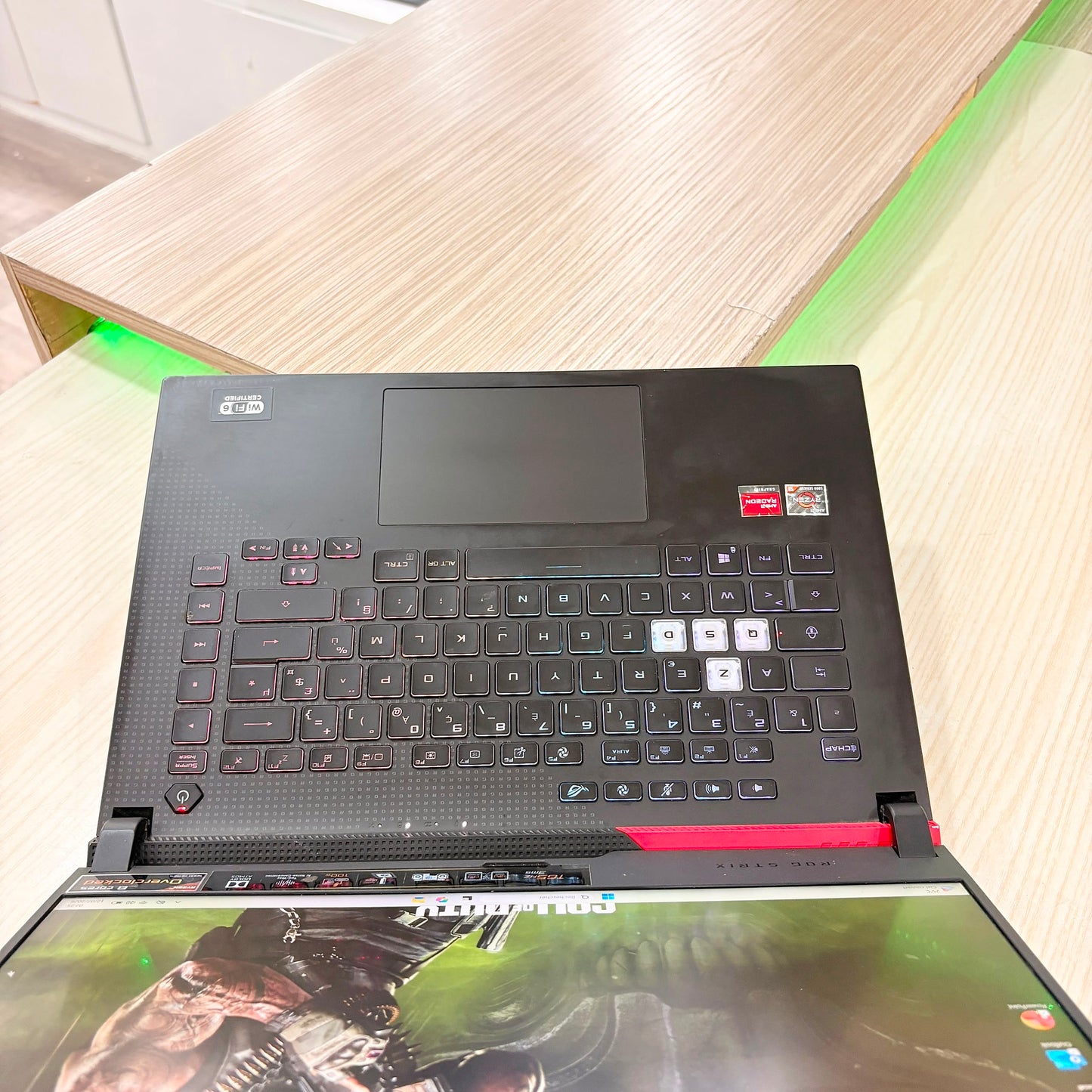 Gamer Asus Rog Strix G513QY Ryzen 9 / 12Go dédiée / 32Go DDR4 / 1 téra SSD