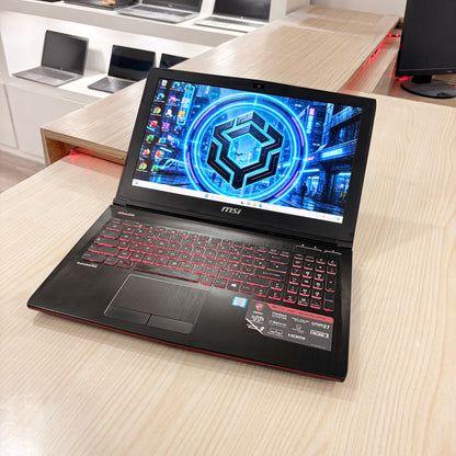 MSI Apache Pro GE62- Core i7-6ème - NVIDIA GeForce GTX 970M 3Go dédiée - 16Go DDR4 - 512Go SSD- 15,6" FHD