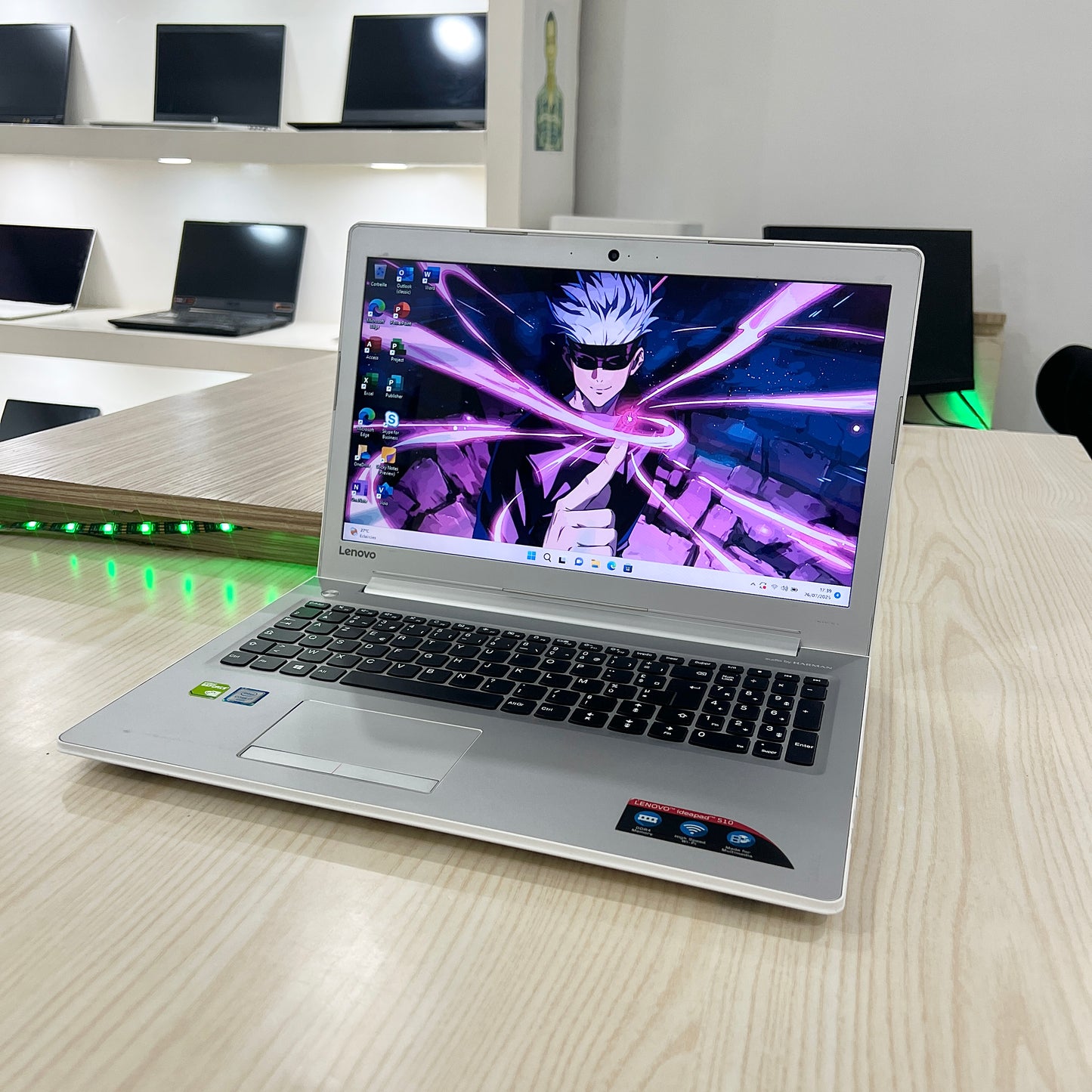 Mini Gamer Lenovo Ideapad-510-  Core i7-6ème Génération - GeForce 940MX 2Go dédiée - 08Go DDR4 - 256Go SSD - 15,6"